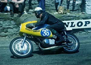 Images Dated 22nd March 2018: Malcolm Uphill (Padgett Yamaha) 1969 Junior TT