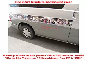 Images Dated 5th October 2019: One mans tribute to his favourite racer