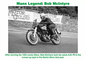 Images Dated 17th October 2019: Manx Legend; Bob McIntyre