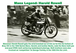 Images Dated 17th October 2019: Manx Legend: Harold Rowell