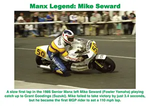 Manx Legend; Mike Seward (Fowler Yamaha) 1986 Senior Manx Grand Prix