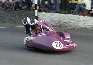 Images Dated 13th December 2019: Marc Alexandre & Paul Gerard (Seymaz Yamaha) 1978 Sidecar TT