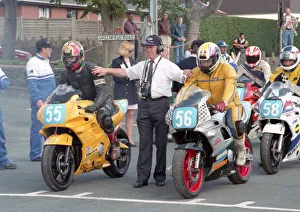 Images Dated 31st January 2021: Marc McDonald & Nick Knight (Honda) 1996 Junior Manx Grand Prix