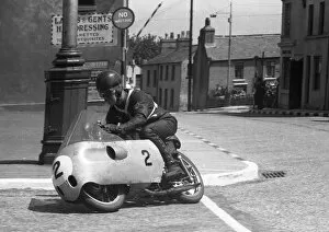 Images Dated 2nd August 2011: Marcel Cama at the Manx Arms: 1956 Ultra Lightweight TT