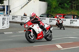 Images Dated 24th August 2013: Marie Fletcher (Yamaha) 2013 Classic TT Parade Lap