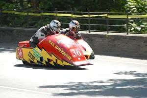 Mark Brown & David Brown (Ireson Honda) 2008 Sidecar TT