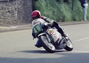 Images Dated 3rd October 2021: Mark Farmer (Honda) 1986 Production B TT