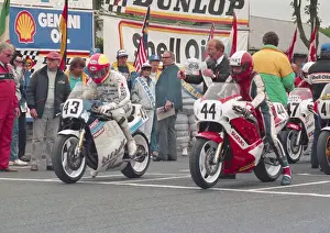 Mark Farmer Prints: Mark Farmer (Suzuki) and Derek Chatterton (Suzuki) 1988 Formula One TT