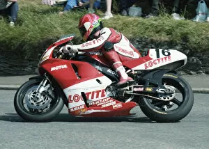 Images Dated 14th February 2021: Mark Farmer (Yamaha) 1992 Senior TT