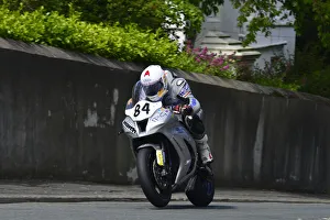 Images Dated 31st October 2020: Mark Goodings (Kawasaki) 2015 Superbike TT