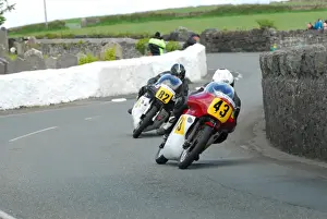 Mark Herbertson (Matchless) and Mark Parrett (Norton) 2015 Pre TT Classic