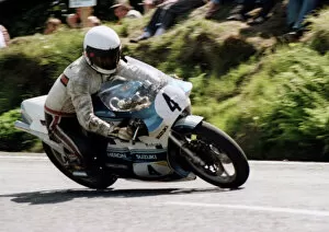 Images Dated 12th July 2019: Mark Johns (Suzuki) 1984 Classic TT