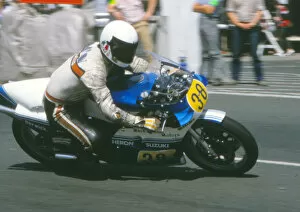Images Dated 11th July 2019: Mark Johns (Suzuki) 1984 Senior TT