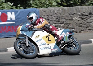 Images Dated 11th December 2019: Mark Johns (Suzuki) 1985 Senior TT