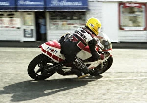 Images Dated 16th March 2021: Mark Linton (Yamaha) 1986 Lightweight Manx Grand Prix