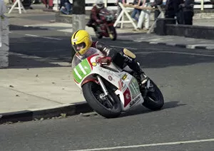 Images Dated 16th March 2021: Mark Linton (Yamaha) 1986 Lightweight Manx Grand Prix
