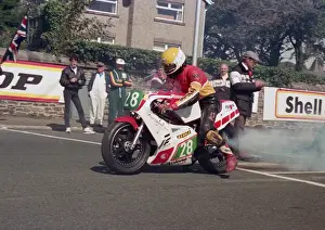 Mark Linton (Yamaha) 1987 Lightweight Manx Grand Prix