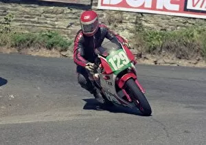 Images Dated 13th August 2016: Mark Linton (Yamaha) 1987 Production D TT