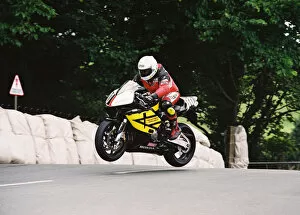 Images Dated 17th August 2018: Mark Parrett (Honda) 2004 Production 600 TT