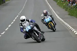 Mark Parrett (Yamaha) and Chris Palmer (Honda) 2003 Junior TT