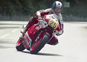 Images Dated 30th May 2022: Mark Phillips (Bimota Yamaha) 1988 Senior TT