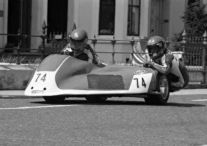 Mark Searle & Bernard Thear (Yamaha) 1986 Sidecar TT