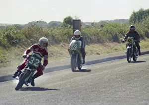 Marshall Kinrade (Yamaha), Steve Brain (Yamaha) & Tony Conway (Kawasaki) 1976 Jurby Road