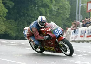 Images Dated 12th October 2020: Martin Ayles (Honda) 1991 Junior TT