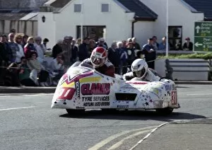 Martin Clark & Boyd Hutchinson (Shelbourne Yamaha) 1994 Sidecar TT