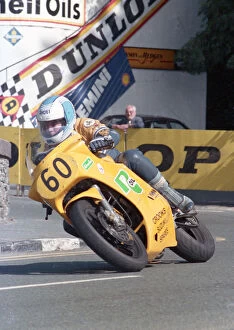 Images Dated 27th February 2020: Martin Crooks (Suzuki) 1987 Senior Manx Grand Prix