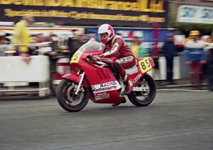 Images Dated 10th October 2021: Martin Grein (Suzuki) 1987 Senior TT