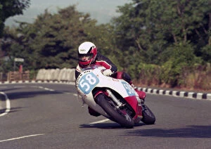 Images Dated 30th April 2020: Martin Page (Seeley) 1991 Junior Classic Manx Grand Prix