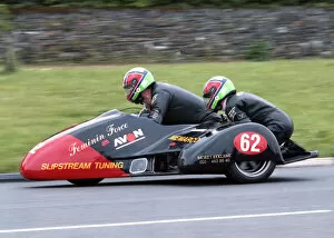 Images Dated 21st March 2020: Martin Vollebregt & Karin Barbier (Windle Yamaha) 1992 Sidecar TT