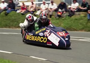 Images Dated 24th November 2017: Martin Vollebregt & Rory O Connor (Windle Yamaha) 2002 Sidecar TT