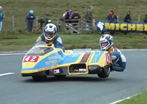 Martin Waters & Tim Jarvis (Molyneux Honda) 1995 Sidecar TT