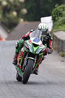 Images Dated 15th July 2022: Matthew Rees (Kawasaki) 2002 Supersport TT