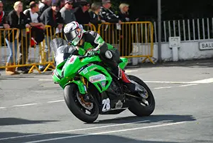 Matthew Rees (Kawasaki) 2014 Junior Manx Grand Prix