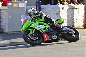 Images Dated 15th October 2020: Matthew Rees (Kawasaki) 2014 Newcomers A Manx Grand Prix
