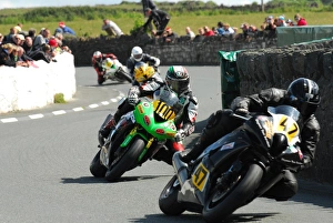 Images Dated 9th July 2015: Matthew Rees (Kawasaki) 2015 Southern 100