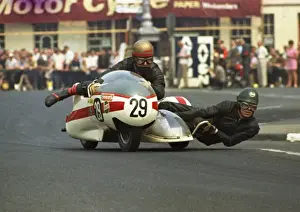 1970 500 Sidecar Tt Prints: Matty Mines & Geoff Davis (Matchless) 1970 500 Sidecar TT