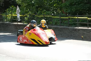 Images Dated 13th April 2021: Matty Sayle & Tony Palacio (Windle Suzuki) 2008 Sidecar TT
