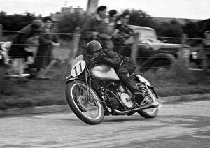 Maurice Cann Collection: Maurice Cann (Guzzi) 1951 Lightweight Ulster Grand Prix