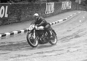 Images Dated 29th March 2021: Maurice Pizzey (Norton) 1956 Junior TT