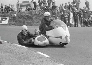 Images Dated 1st August 2016: Max Deubel & Emil Hoerner (BMW) 1962 Sidecar TT
