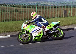 Michael Baxter (Kawasaki) 1990 Junior Manx Grand Prix