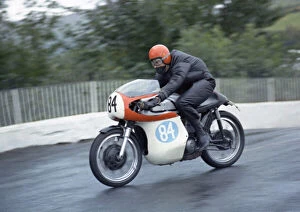 Images Dated 13th May 2021: Michael Bridger (Norton) 1967 Junior Manx Grand Prix