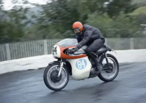 Michael Bridger (Norton) 1967 Junior Manx Grand Prix