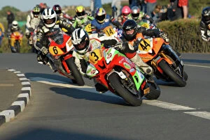 Michael Dunlop Collection: Michael Dunlop leads at Ballakeighan: 2011 Southern 100