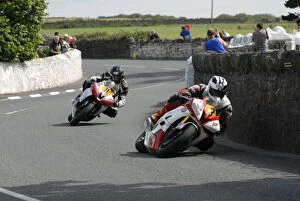 Images Dated 15th July 2009: Michael Dunlop and Mark Buckley (Yamaha) 2009 Southern 100