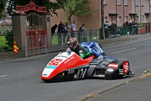 Michael Grabmuller & Justin Sharp (LCR Yamaha) 2014 Sidecar TT
